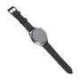 Fixed , Leather Strap with Quick Release 22mm for Smartwatch , Black