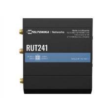 Teltonika , LTE Router , RUT241 , 802.11n , 10/100 Mbit/s , Ethernet LAN (RJ-45) ports 1 , Mesh Support No , MU-MiMO No , 2G/3G/4G , Antenna type 2 x SMA for LTE, 1 x RP-SMA for WiFi Teltonika , LTE Router , RUT241 , 802.11n , 10/100 Mbit/s , Ethernet LAN (RJ-45) ports 1 , Mesh Support No , MU-MiMO No , 2G/3G/4G , Antenna type 2 x SMA for LTE, 1 x RP-SMA for WiFi