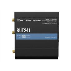 LTE Router , RUT241 , 802.11n , 10/100 Mbit/s , Ethernet LAN (RJ-45) ports 2 , Mesh Support No , MU-MiMO No , 2G/3G/4G , Antenna type 2 x SMA for LTE, 1 x RP-SMA for WiFi , 0