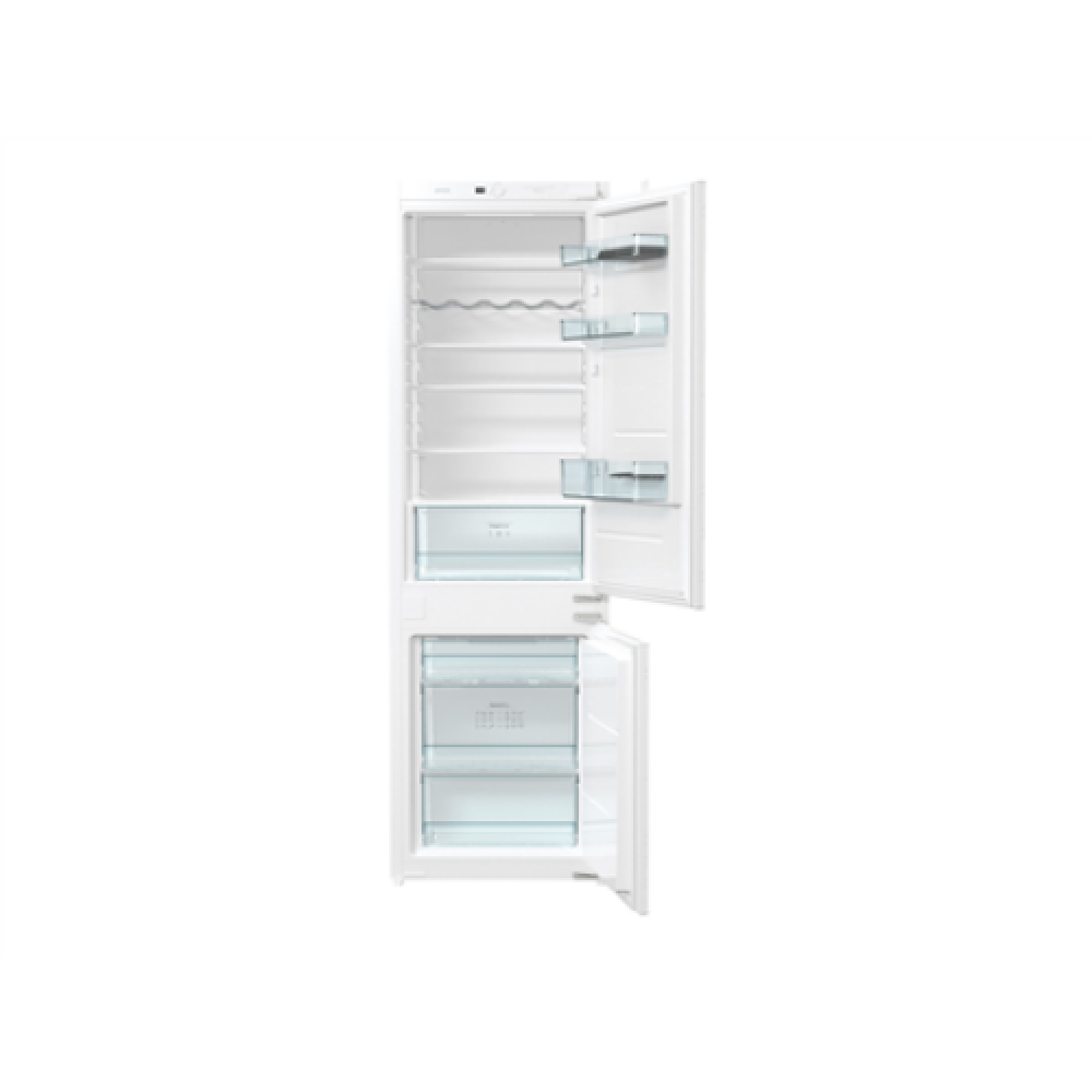 Gorenje Refrigerator NRKI4182E1 Energy efficiency class F, Built-in, Combi, Height 177 cm, No Frost system, Fridge net capacity 180 L, Freezer net capacity 68 L, Display, 39 dB, White