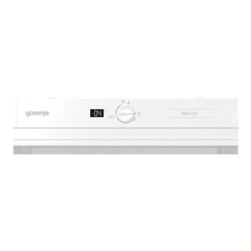 Gorenje Refrigerator NRKI4182E1 Energy efficiency class F, Built-in, Combi, Height 177 cm, No Frost system, Fridge net capacity 180 L, Freezer net capacity 68 L, Display, 39 dB, White
