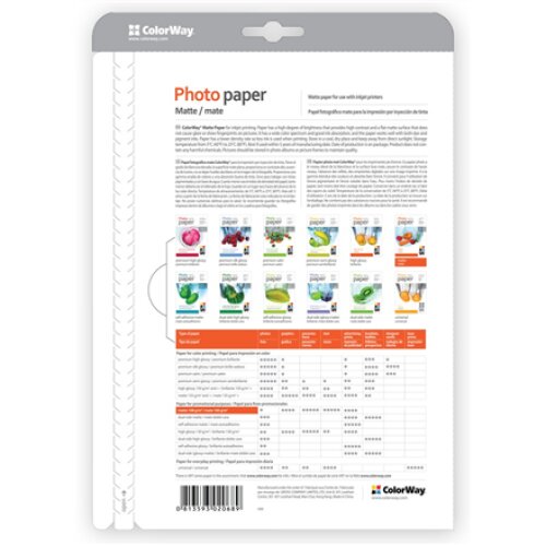 Matte Photo Paper , 190 g/m² , A4