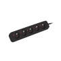 Lanberg , Power strip outlets for UPS system, 1m , PS0-05E-0100-IEC-BK , Sockets quantity 5
