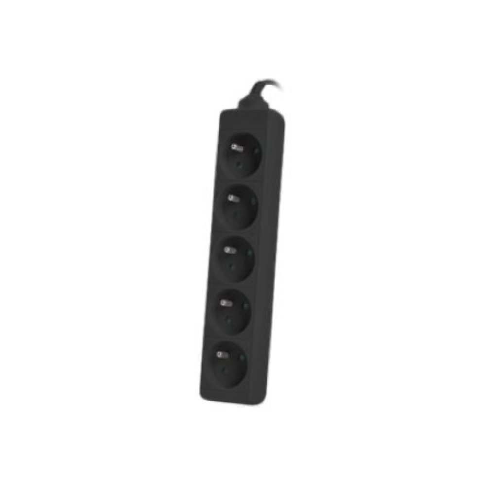 Power strip outlets for UPS system, 1m , PS0-05E-0100-IEC-BK , Sockets quantity 5
