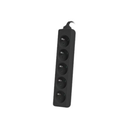 Lanberg , Power strip outlets for UPS system, 1m , PS0-05E-0100-IEC-BK , Sockets quantity 5