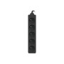Lanberg , Power strip outlets for UPS system, 1m , PS0-05E-0100-IEC-BK , Sockets quantity 5