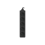 Power strip outlets for UPS system, 1m , PS0-05E-0100-IEC-BK , Sockets quantity 5