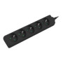 Lanberg , Power strip outlets for UPS system, 1m , PS0-05E-0100-IEC-BK , Sockets quantity 5