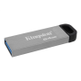 Kingston , USB Flash Drive , DataTraveler Kyson , 64 GB , USB 3.2 Gen 1 , Black/Grey