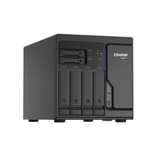 QNAP , 6-Bay QuTS hero NAS , TS-H686-D1602-8G , Up to 6 HDD/SSD Hot-Swap , Intel Xeon , Xeon D-1602 Dual-Core , Processor frequency 2.5 GHz , 8 GB , DDR4