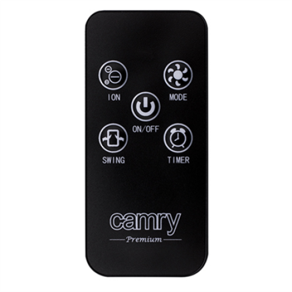 Camry , Fan Tower , CR 7320 , Stand Fan , Black , Diameter 20 cm , Number of speeds 3 , Oscillation , 120 W , Yes