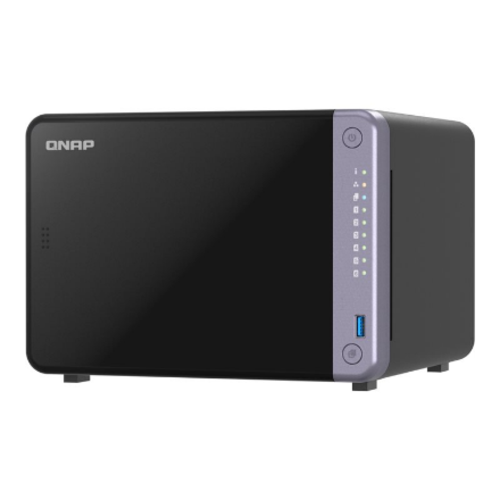 QNAP Cost-effective 6-bay 10GbE NAS , TS-632X-4G , Alpine , AL524 , Processor frequency 2 GHz , 4 GB , DDR4 SODIMM , 120W adapter (12VDC), 100-240VAC