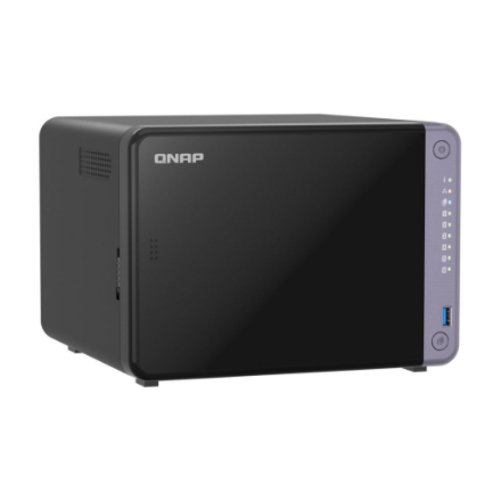 QNAP Cost-effective 6-bay 10GbE NAS , TS-632X-4G , Alpine , AL524 , Processor frequency 2 GHz , 4 GB , DDR4 SODIMM , 120W adapter (12VDC), 100-240VAC