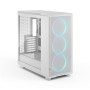 Fractal Design Case , Epoch XL , ATX , White TG RGB Clear Tint