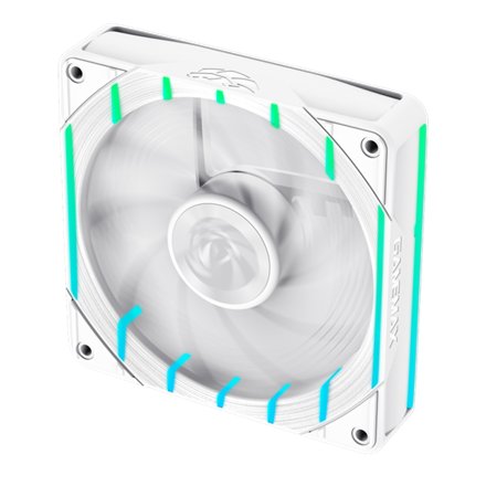 Gamemax Case Fan , TORNADO T12 ARGB-RW , White