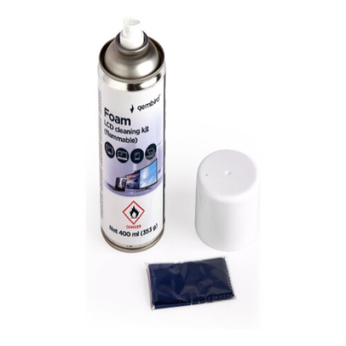 Gembird Foam LCD Cleaning Kit , CK-LCD-08 , Foam Cleaner for LCD / TFT screens , 400 ml