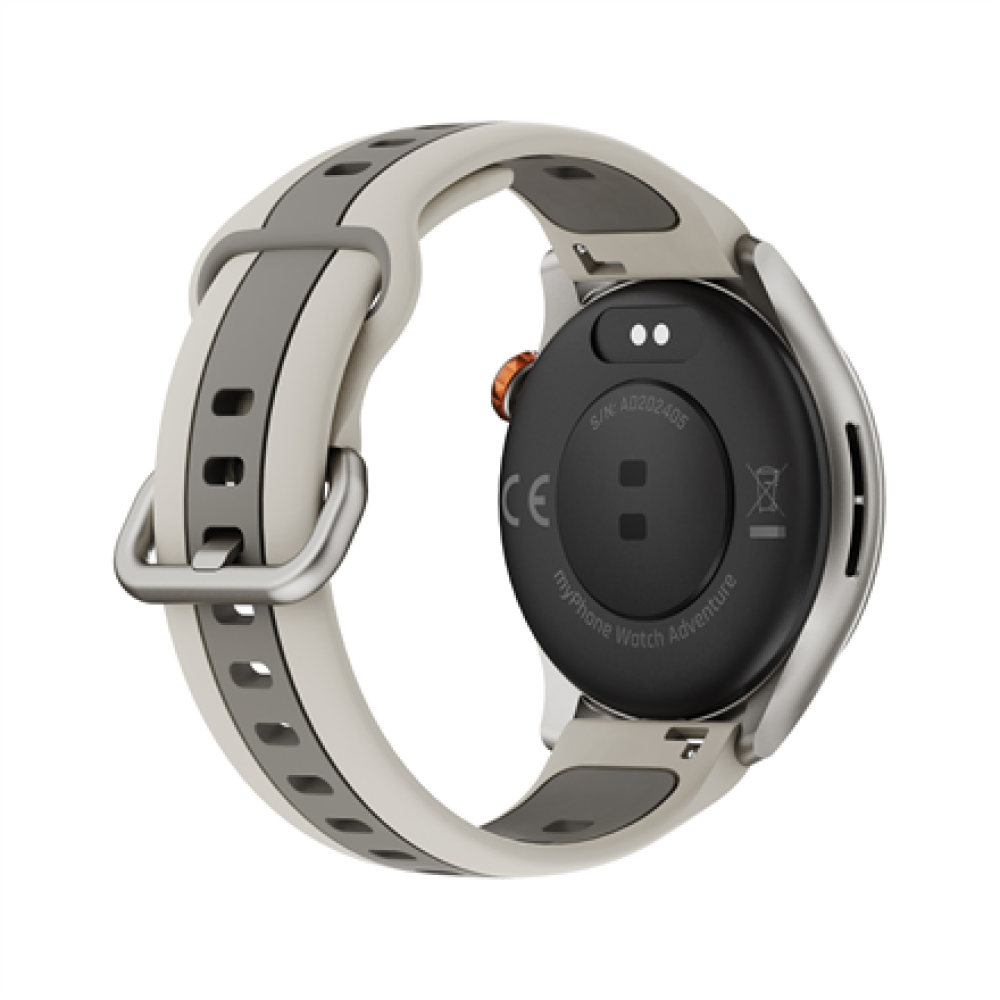 myPhone Watch Adventure , Smart watch , GPS (satellite) , AMOLED , 1.43 , Waterproof , Beige