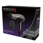 Remington Hair Dryer , D3190S , 2200 W , Number of temperature settings 3 , Ionic function , Diffuser nozzle , Grey/Black