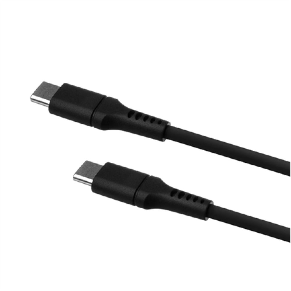 Fixed , Liquid Silicone Cable USB-C/USB-C , FIXDLS-CC05-BK