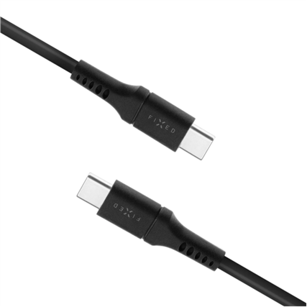 Fixed , Liquid Silicone Cable USB-C/USB-C , FIXDLS-CC05-BK