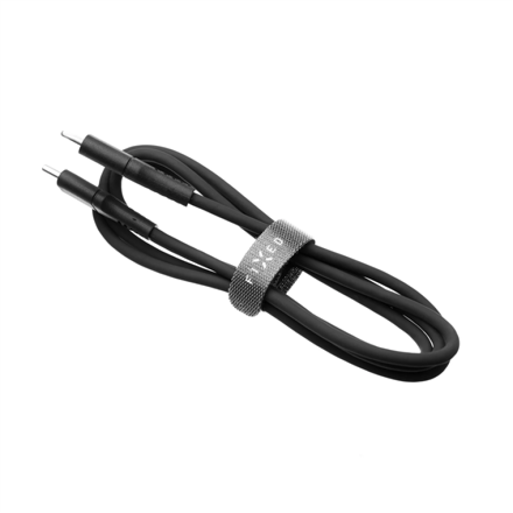 Fixed , Liquid Silicone Cable USB-C/USB-C , FIXDLS-CC05-BK