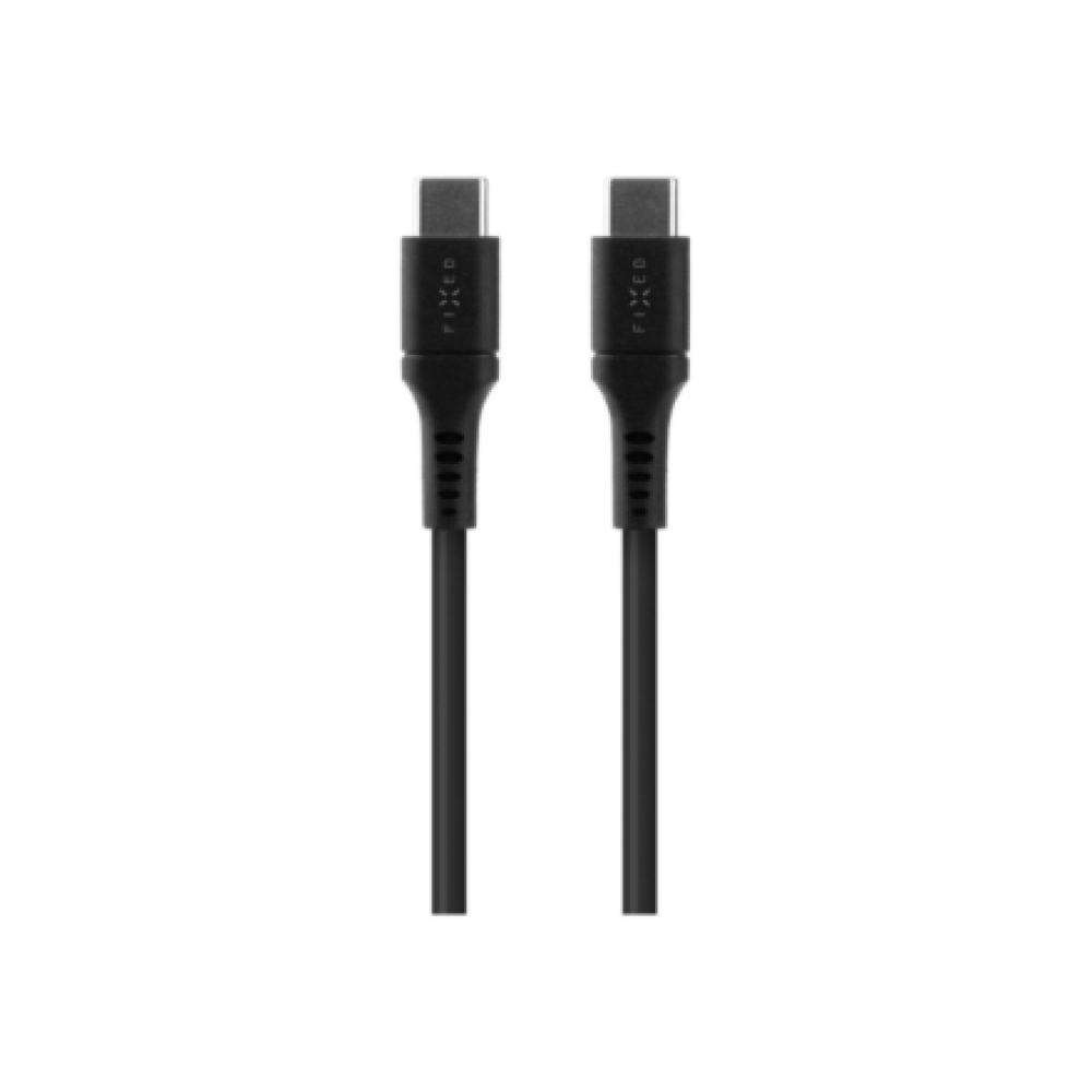 Fixed , Liquid Silicone Cable USB-C/USB-C , FIXDLS-CC05-BK