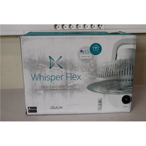 SALE OUT. Duux Whisper Flex Smart Fan, White Duux , UNPACKED WITHOUT ORIGINAL INNER PACKAGING