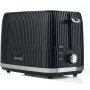 Gorenje Toaster , T850DPB , Number of slots 2 , Housing material Plastic , Black
