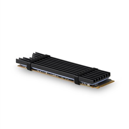 AXAGON Passive aluminum heatsink for all M.2 SSDs, size 2280, high 3 mm , CLR-M2L3