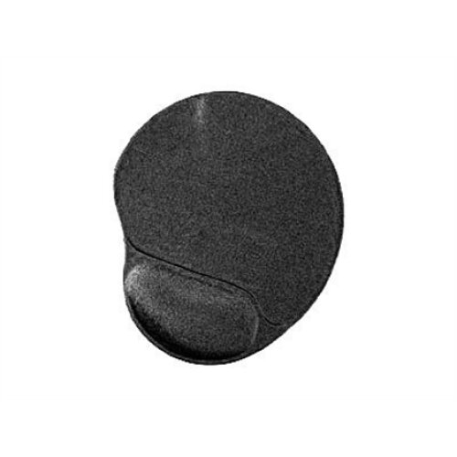 Gembird , Gel mouse pad with wrist support , Ergonomic mouse pad , 240 x 220 x 4 mm , Black