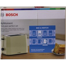 SALE OUT. Bosch TAT3M127 MyMoment Compact toaster, 950 W, 2 slots, Beige , SALE OUT. Compact Toaster , TAT3M127 MyMoment , Number of slots 2 , Housing material Plastic , Beige , DAMAGED PACKAGING AND ITEM BODY (EDGE) SALE OUT. Bosch TAT3M127 MyMoment Compact toaster, 950 W, 2 slots, Beige , SALE OUT. Compact Toaster , TAT3M127 MyMoment , Number of slots 2 , Housing material Plastic , Beige , DAMAGED PACKAGING AND ITEM BODY (EDGE)