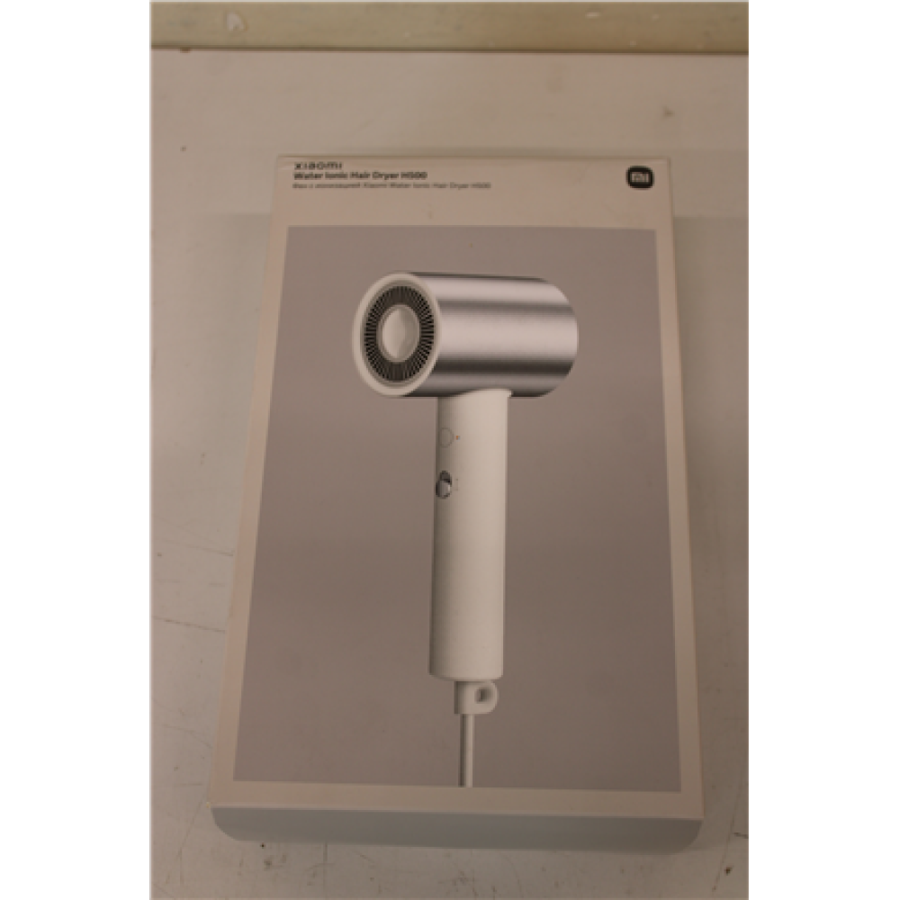SALE OUT. Xiaomi Water Ionic Hair Dryer H500 EU , Xiaomi Water Ionic Hair Dryer , H500 EU , 1800 W , Number of temperature settings 3 , Ionic function , White , DAMAGED PACKAGING