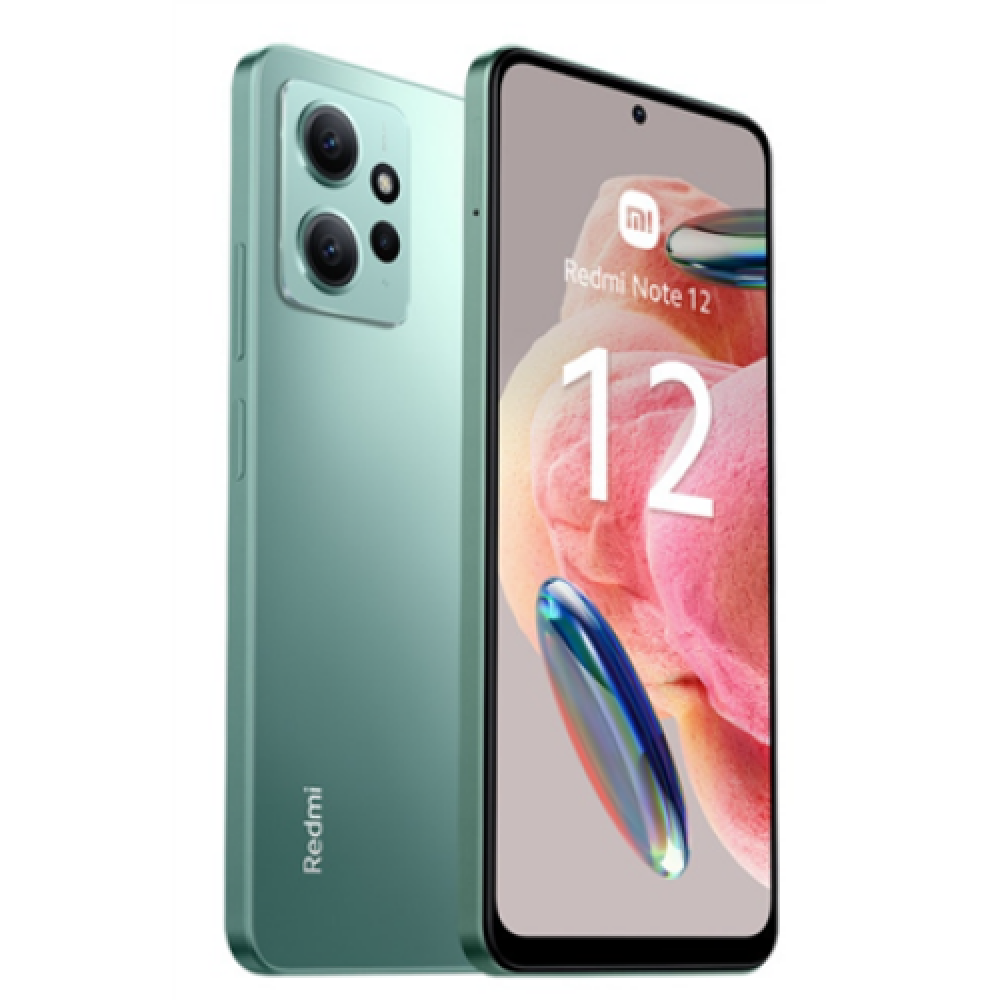 Xiaomi Redmi Note 12 (Mint Green) Dual SIM 6.67“ AMOLED 1080x2400/2.8GHz&1.9GHz/256GB/8GB RAM/Android12/4G,MZB0ETUEU Xiaomi Redmi Note 12 Mint Green 6.67 AMOLED 1080 x 2400 Qualcomm SM6225 Snapdragon 685 (6 nm) Internal RAM 8 GB 256 GB MicroSDXC Dual 