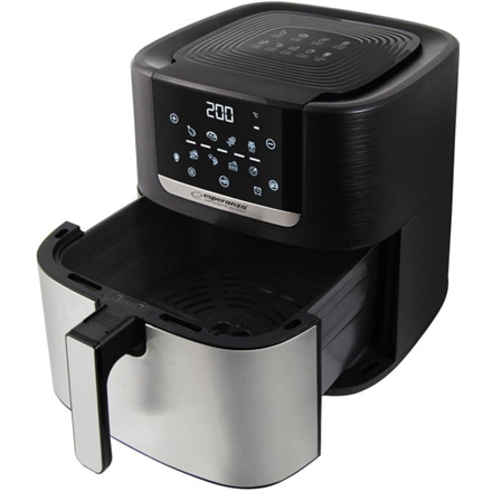 EKA004 Esperanza , EKA004 Fryer , Power 1700 W , Capacity 8 L , Black/Silver