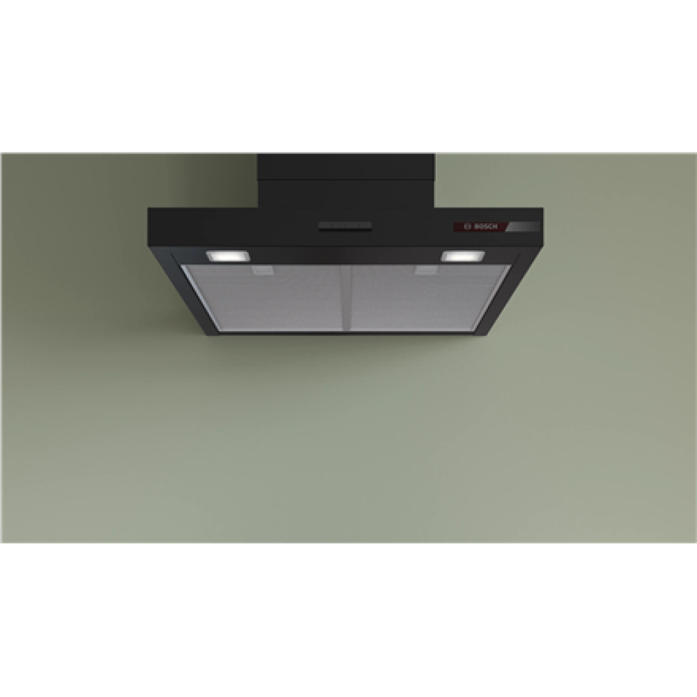 Bosch DWB65CC60 , Hood , Wall mounted , Energy efficiency class B , Width 59.8 cm , Mechanical , 594 m³/h , Matte black , LED