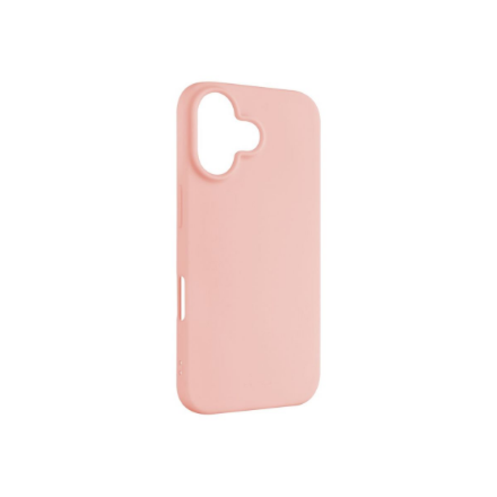 Fixed Story , Back cover , Apple , iPhone 16 , Rubberized , Pink
