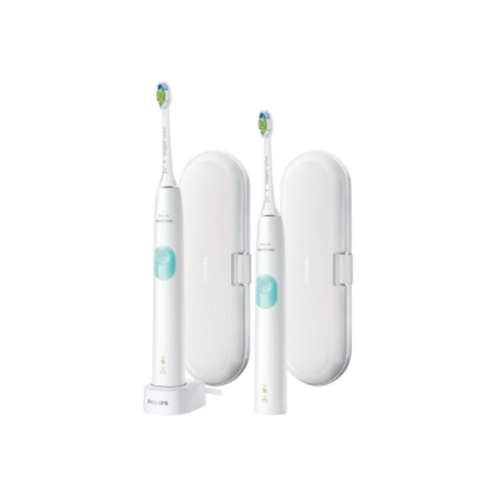Philips , Electric toothbrush , HX6807/35 Sonicare ProtectiveClean 4300 , Rechargeable , For adults , Number of brush heads included 2 , Number of teeth brushing modes 2 , White/Mint