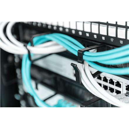 Digitus Cable Management Panel with Brush Entries for 483 mm (19) Cabinets, 1U , DN-97663
