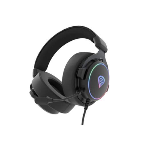 Genesis , Gaming Headset , Neon 764 , Wired , Over-Ear , Microphone , Black