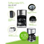 Adler , Coffee maker , AD 4407 , Drip , 550 W , Black