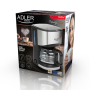 Adler , Coffee maker , AD 4407 , Drip , 550 W , Black