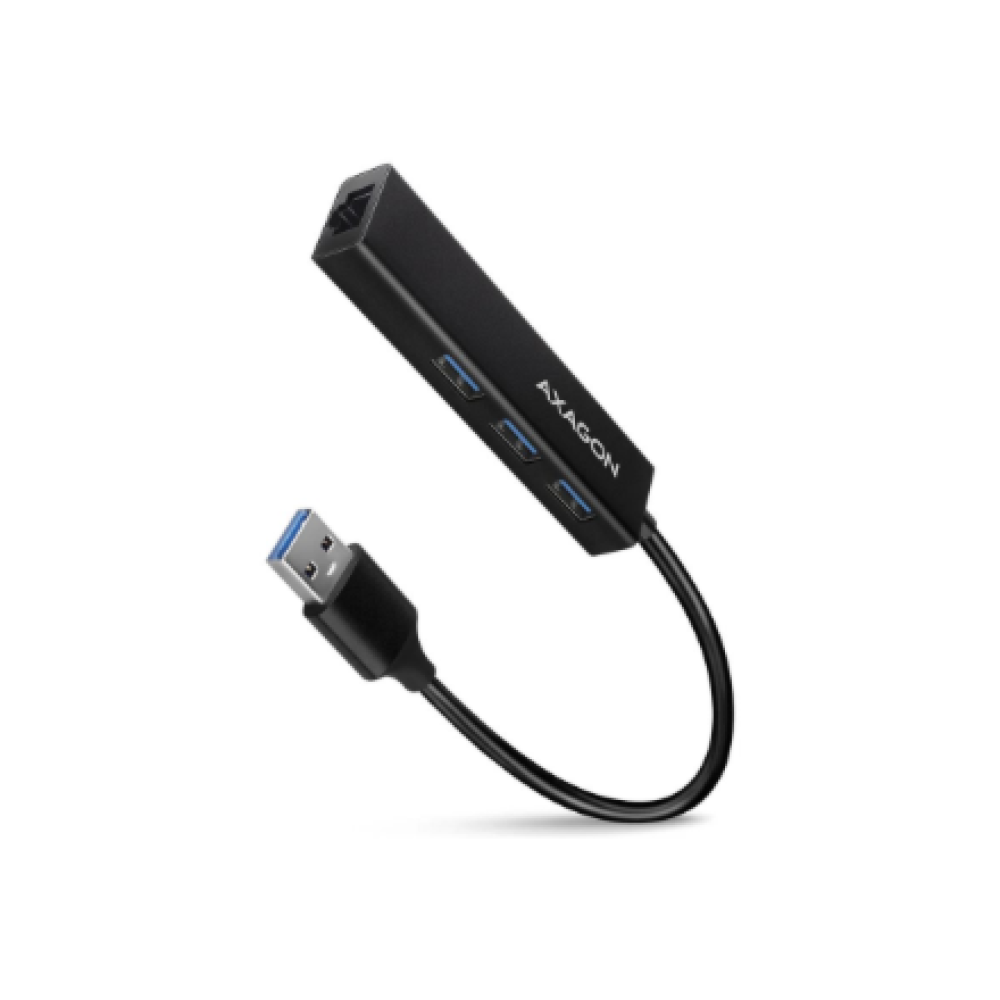 AXAGON SuperSpeed USB-A Hub and Gigabit LAN , HMA-GL3A