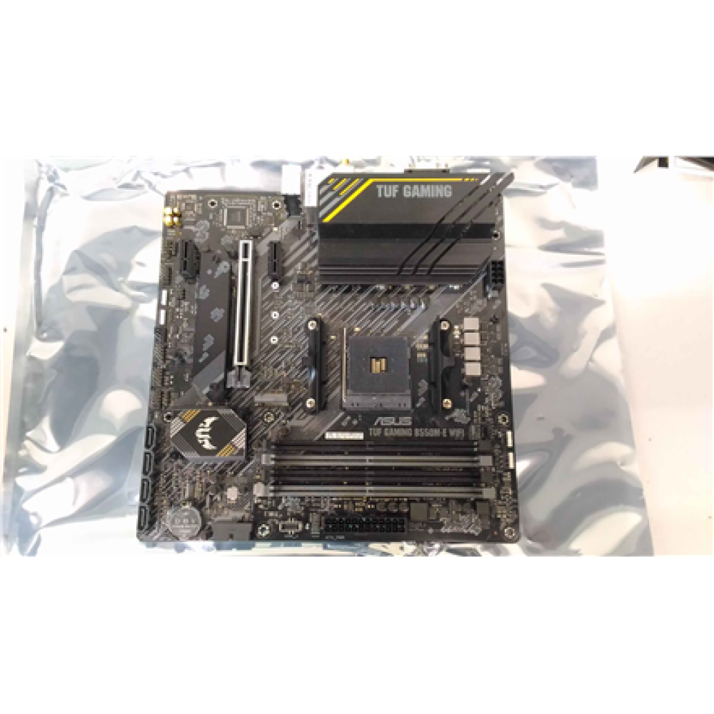 SALE OUT. ASUS TUF GAMING B550M-E WIFI , Asus , TUF GAMING B550M-E WIFI , Processor family AMD , Processor socket AM4 , DDR4 DIMM , Memory slots 4 , Supported hard disk drive interfaces SATA, M.2 , Number of SATA connectors 4 , Chipset AMD B550 , Micro AT