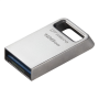 Kingston , USB 3.2 Flash Drive , DataTraveler micro , 128 GB , USB 3.2 , Silver