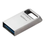Kingston , USB 3.2 Flash Drive , DataTraveler micro , 128 GB , USB 3.2 , Silver