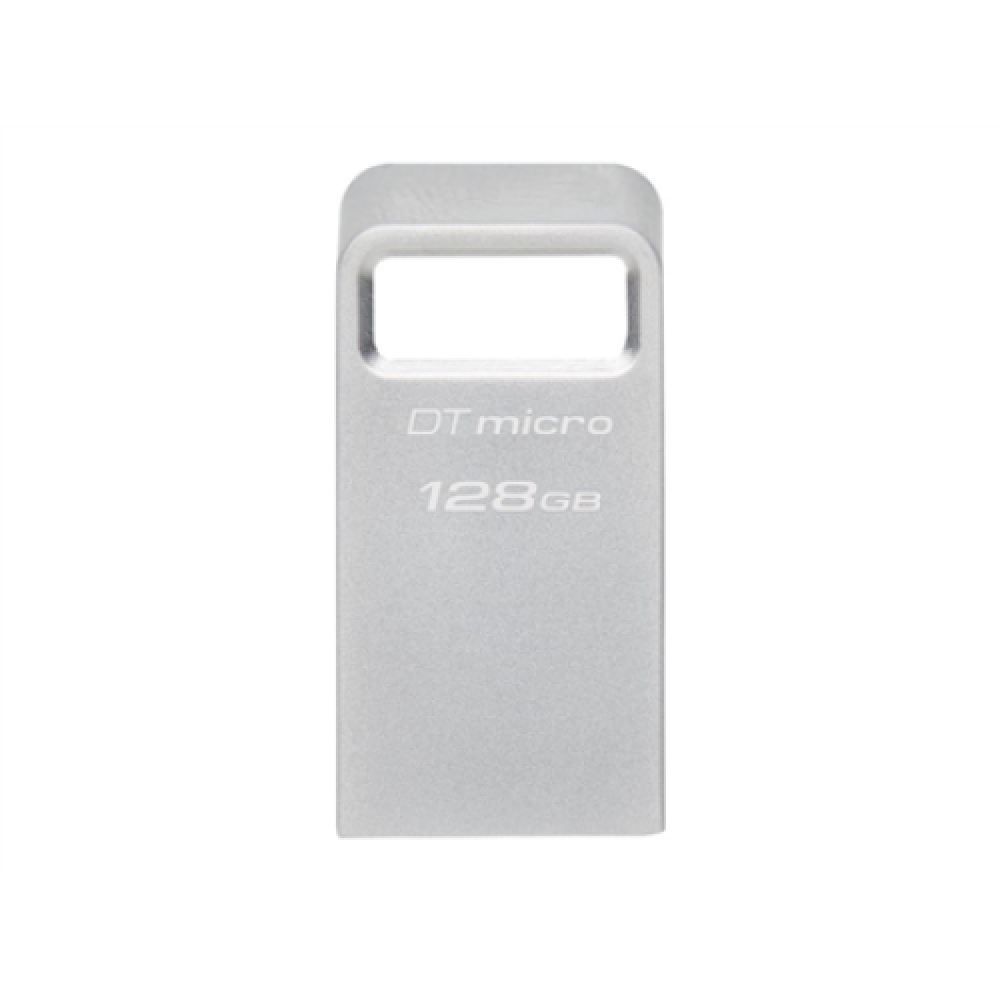 Kingston , USB 3.2 Flash Drive , DataTraveler micro , 128 GB , USB 3.2 , Silver
