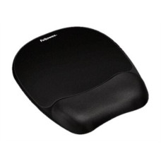 Fellowes , Mouse pad with wrist pillow , 202 x 235 x 25.4 mm , Black Fellowes , Mouse pad with wrist pillow , 202 x 235 x 25.4 mm , Black