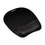Fellowes , Mouse pad with wrist pillow , 202 x 235 x 25.4 mm , Black