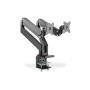 Digitus Desk Mount , DA-90427 , Adjustable Height, Rotate, Tilt, Swivel , 15-35 , Maximum weight (capacity) 2x15 kg , Black