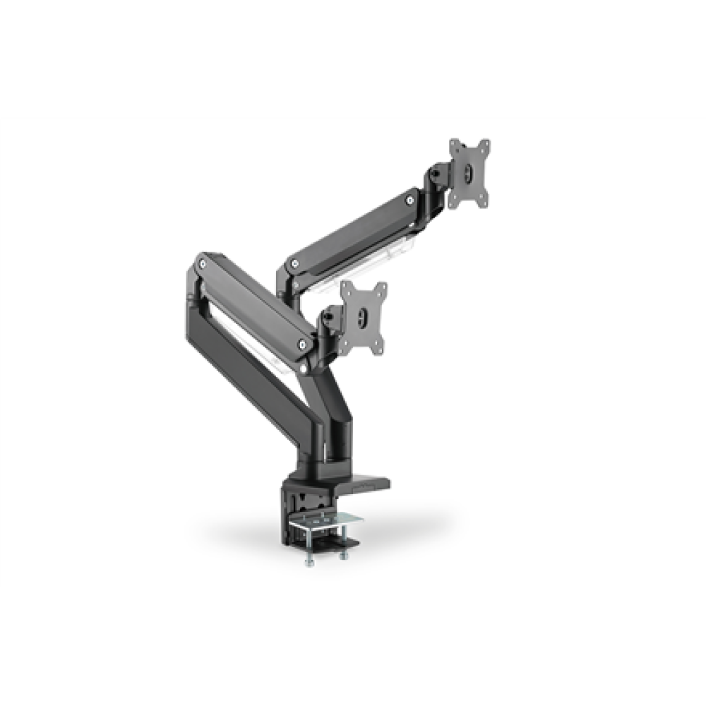 Digitus Desk Mount , DA-90427 , Adjustable Height, Rotate, Tilt, Swivel , 15-35 , Maximum weight (capacity) 2x15 kg , Black